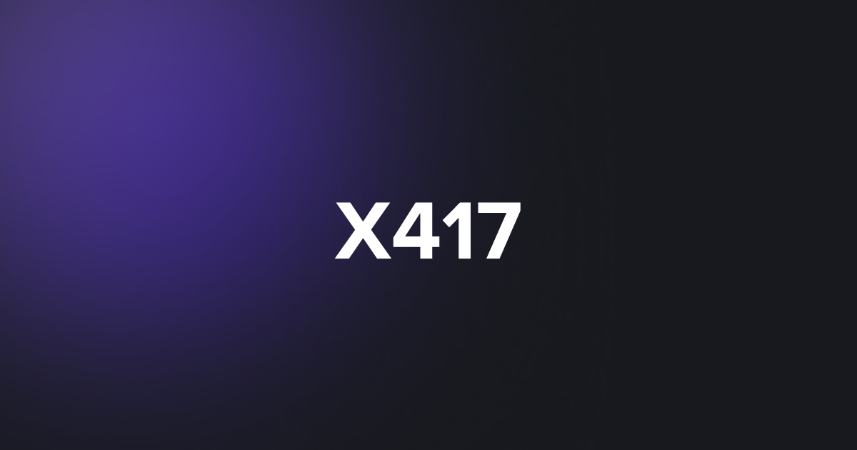 BRC20 X417