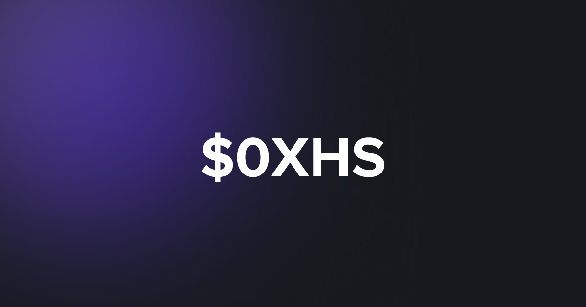 BRC20 $0XHS