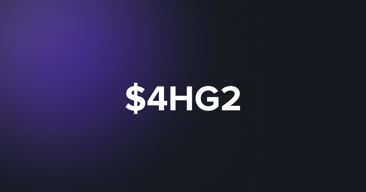 BRC20 $4HG2