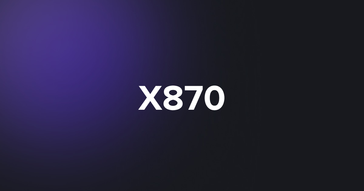 BRC20 X870