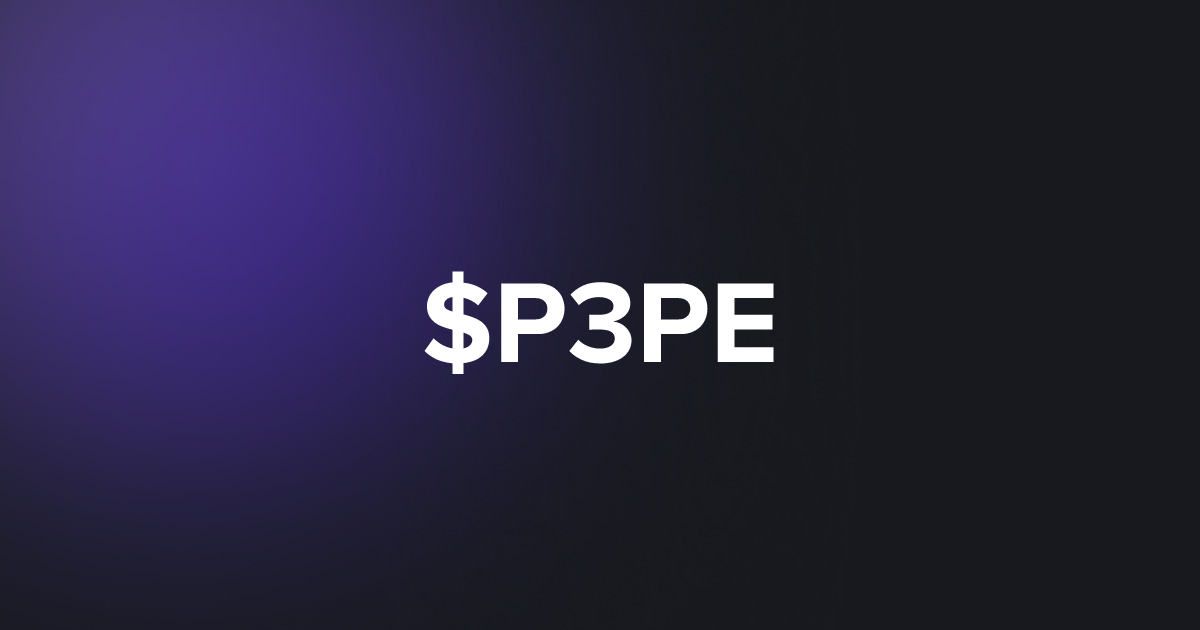 BRC20 $P3PE