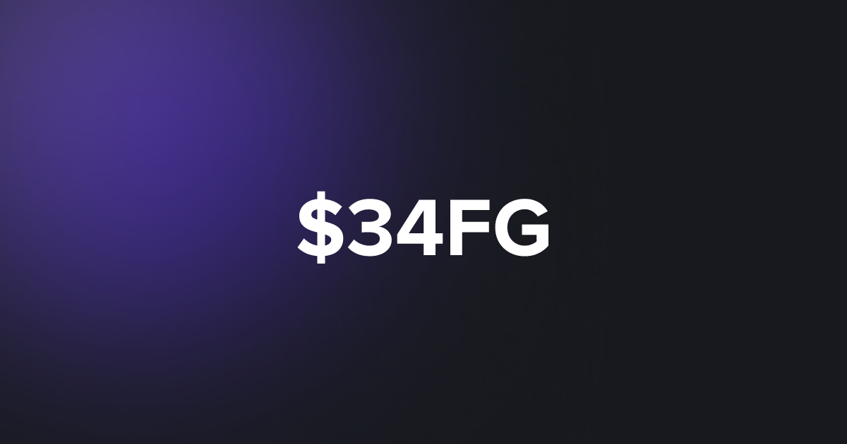 BRC20 $34FG