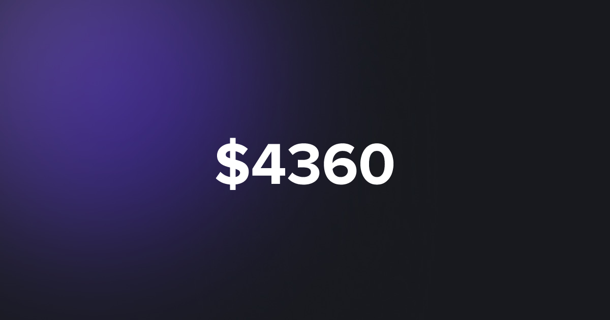 BRC20 $4360
