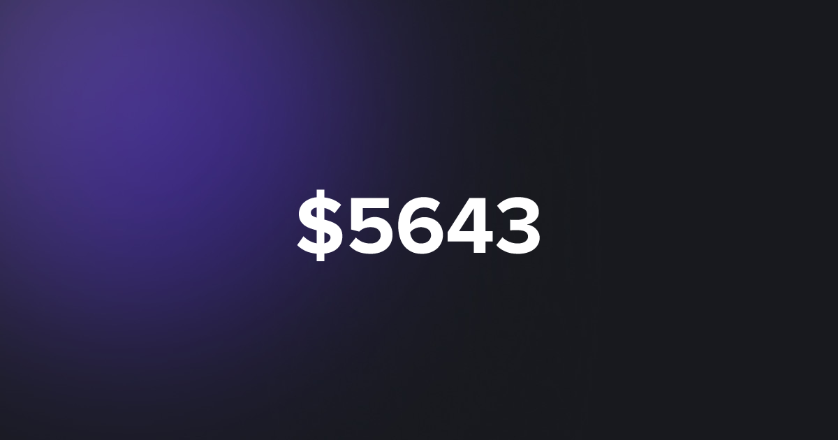 BRC20 $5643