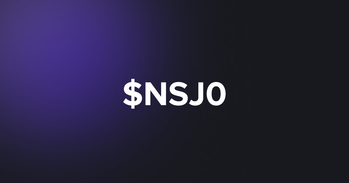 BRC20 $NSJ0