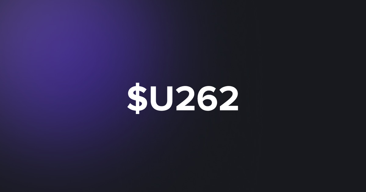 BRC20 $U262