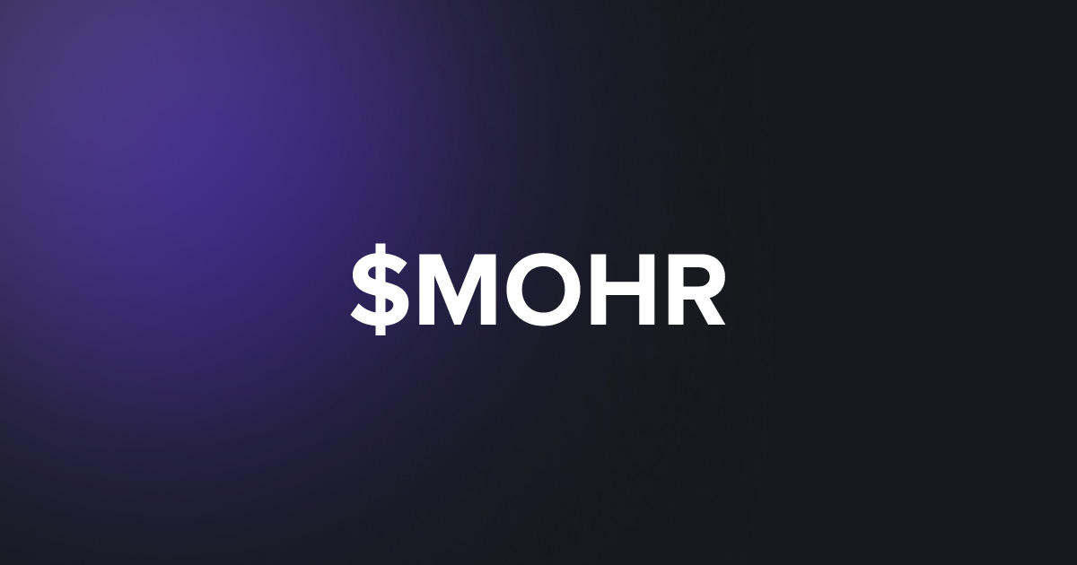 BRC20 $MOHR