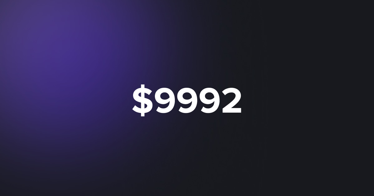 BRC20 $9992