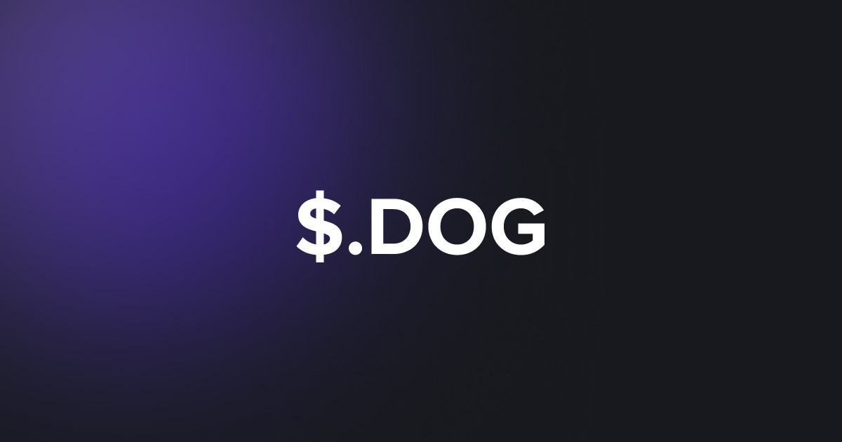 BRC20 $.DOG