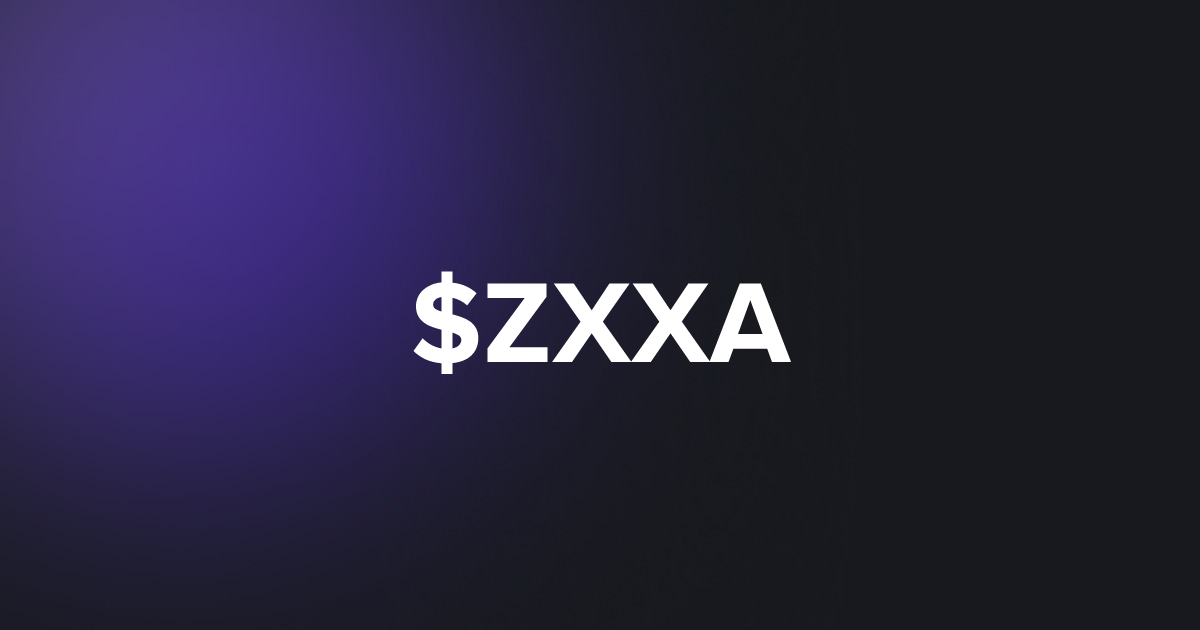 BRC20 $ZXXA