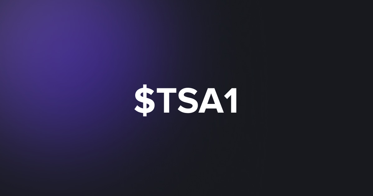 BRC20 $TSA1