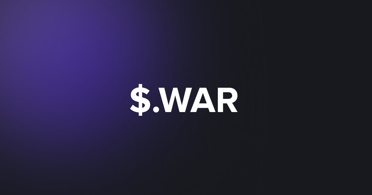 BRC20 $.WAR