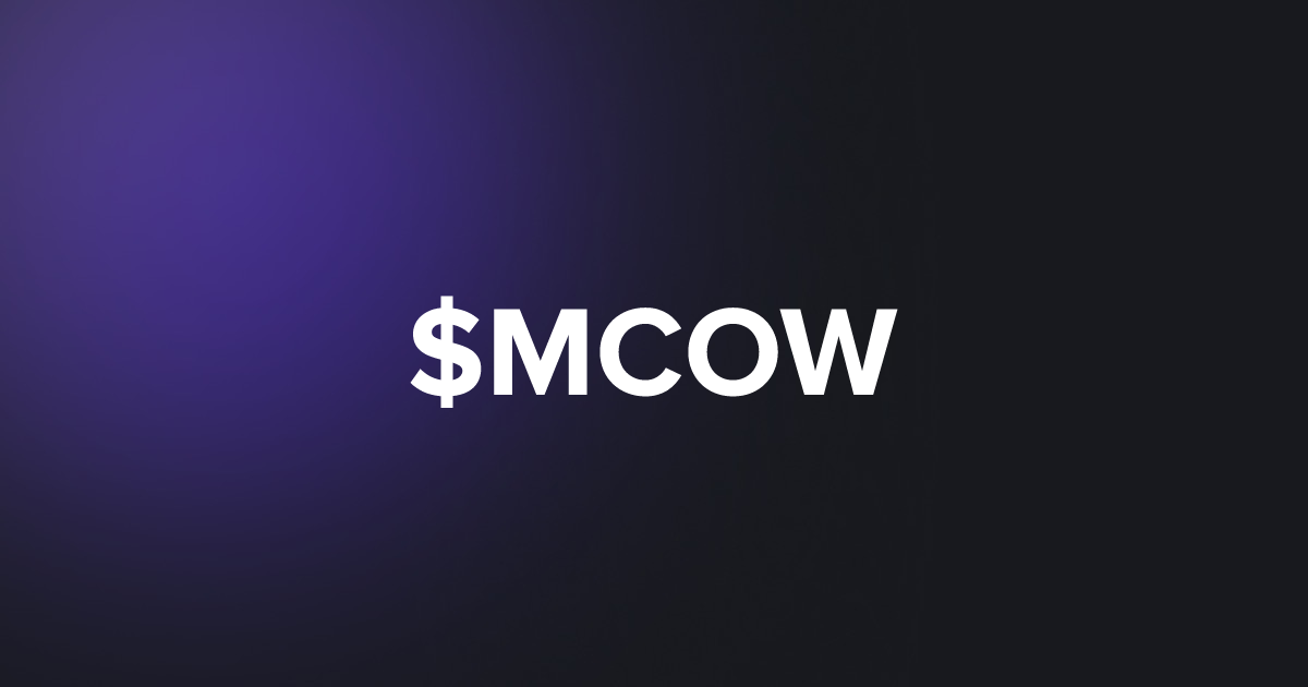 BRC20 MCOW