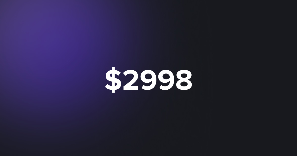 BRC20 $2998