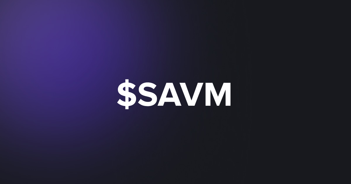 BRC20 $SAVM