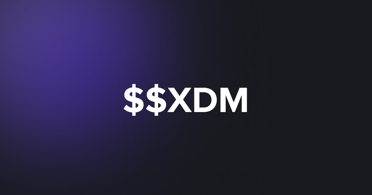 BRC20 $$XDM
