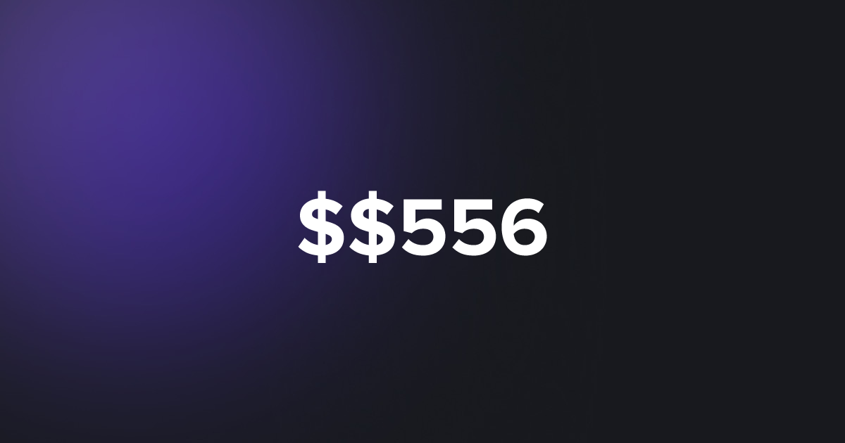 BRC20 $$556
