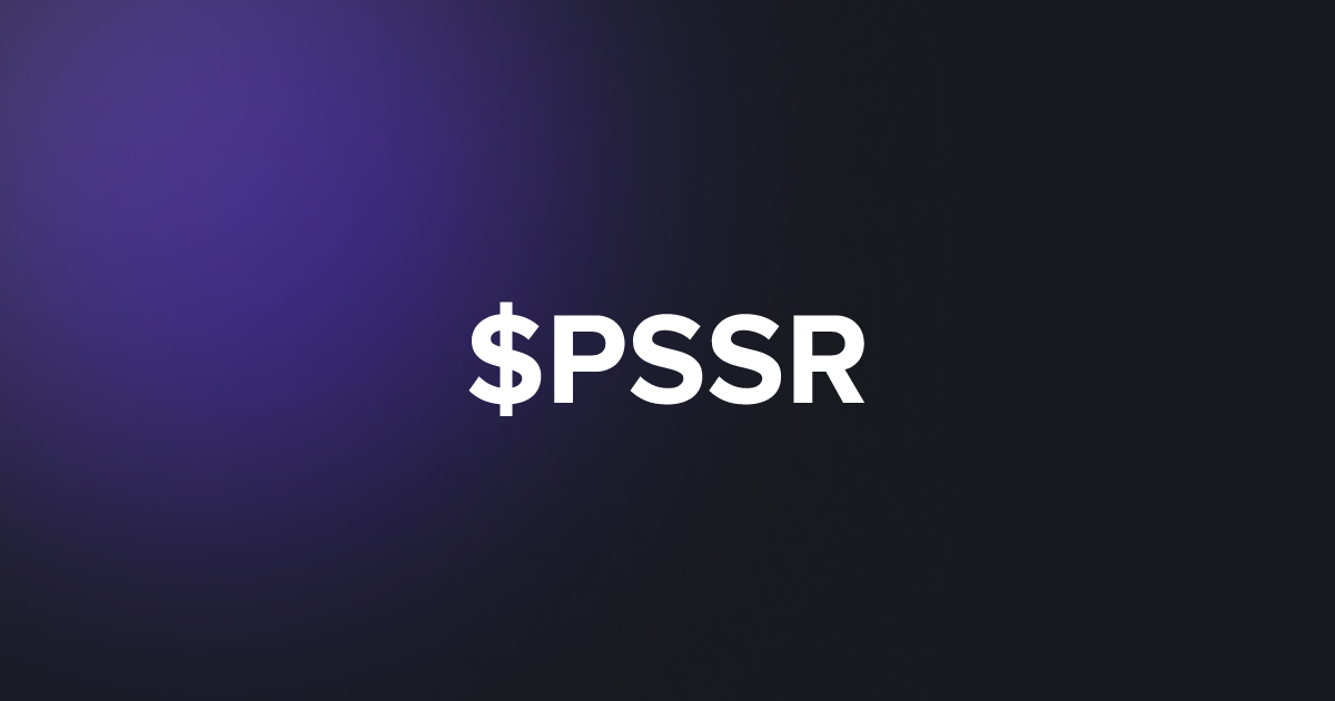 BRC20 $PSSR