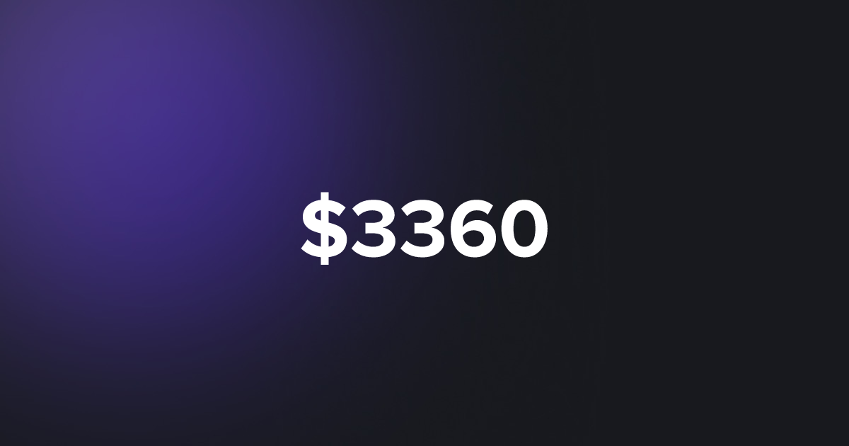 BRC20 $3360