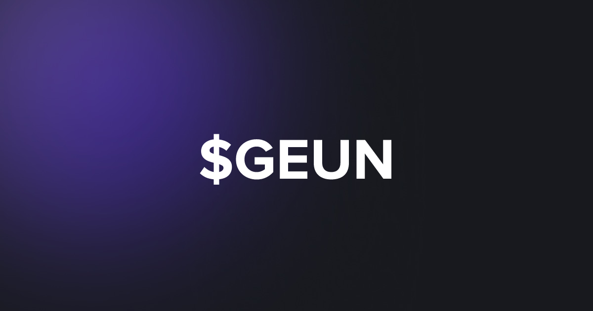 BRC20 $GEUN