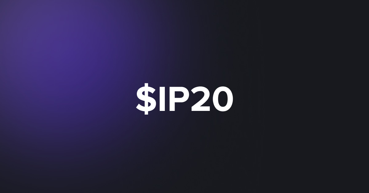 BRC20 $IP20