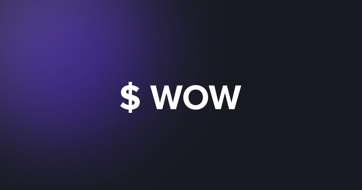 BRC20 $ WOW