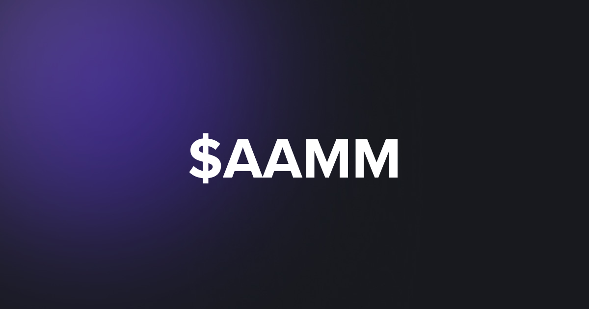 BRC20 $AAMM