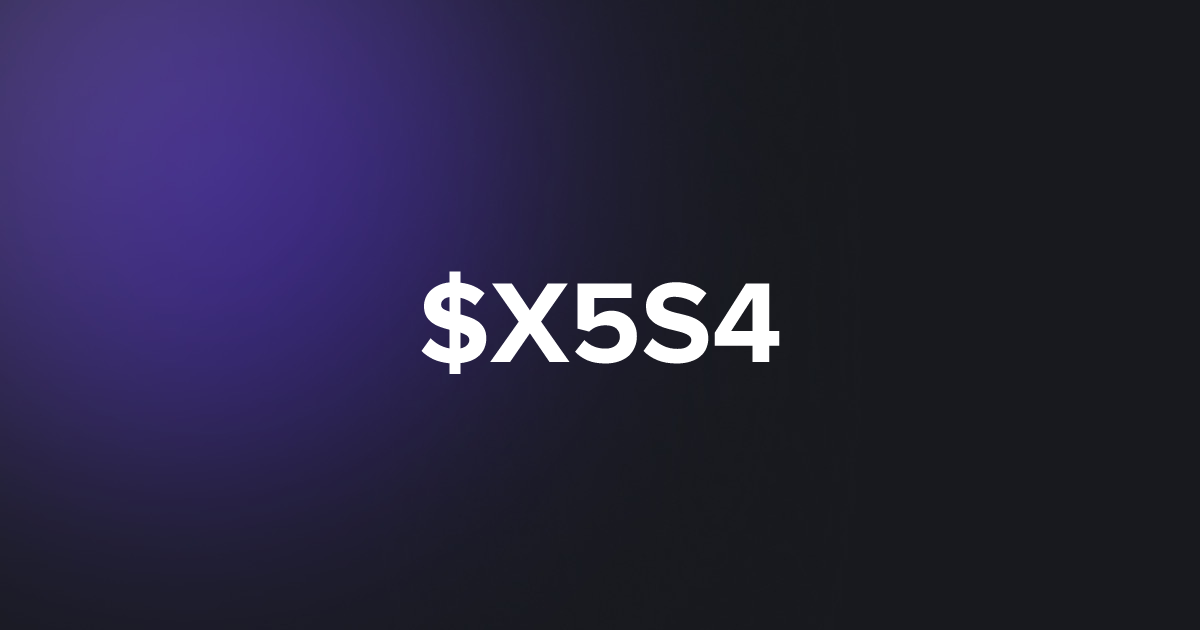BRC20 $X5S4