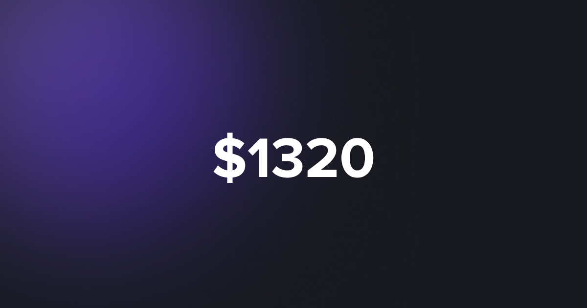 BRC20 $1320