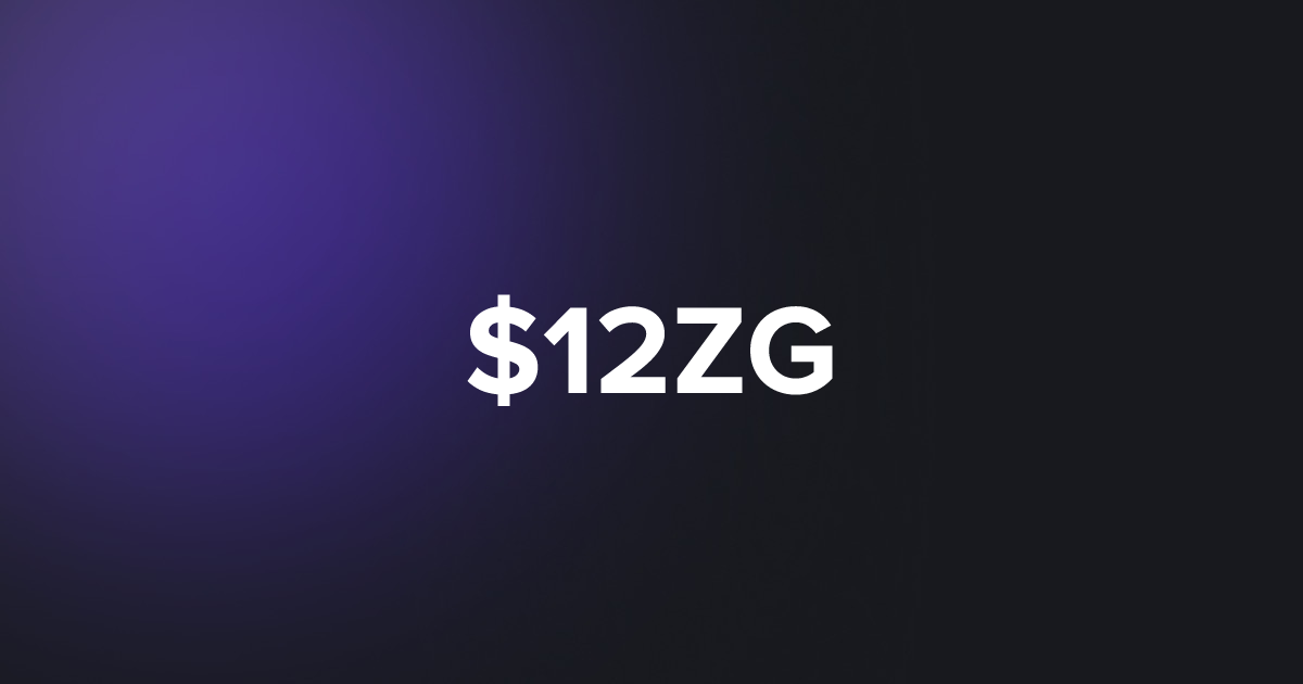BRC20 $12ZG
