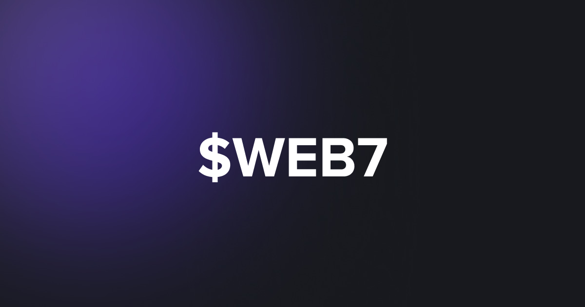 BRC20 $WEB7