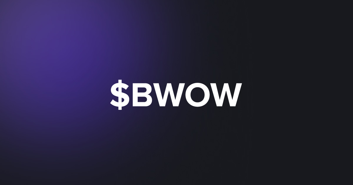 BRC20 $BWOW